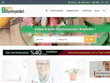 Tablet Screenshot of ankaradiyetisyenleri.com